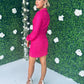 Amelia Sequin Mini Dress Fuchsia