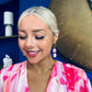 Vinni Drop Earrings Pink