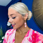 Vinni Drop Earrings Pink