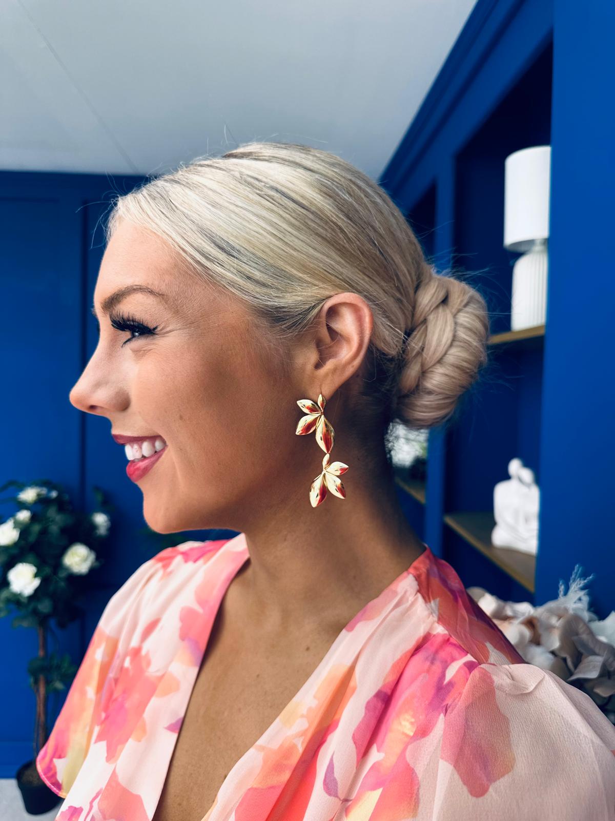 Shirley Drop Earrings Gold
