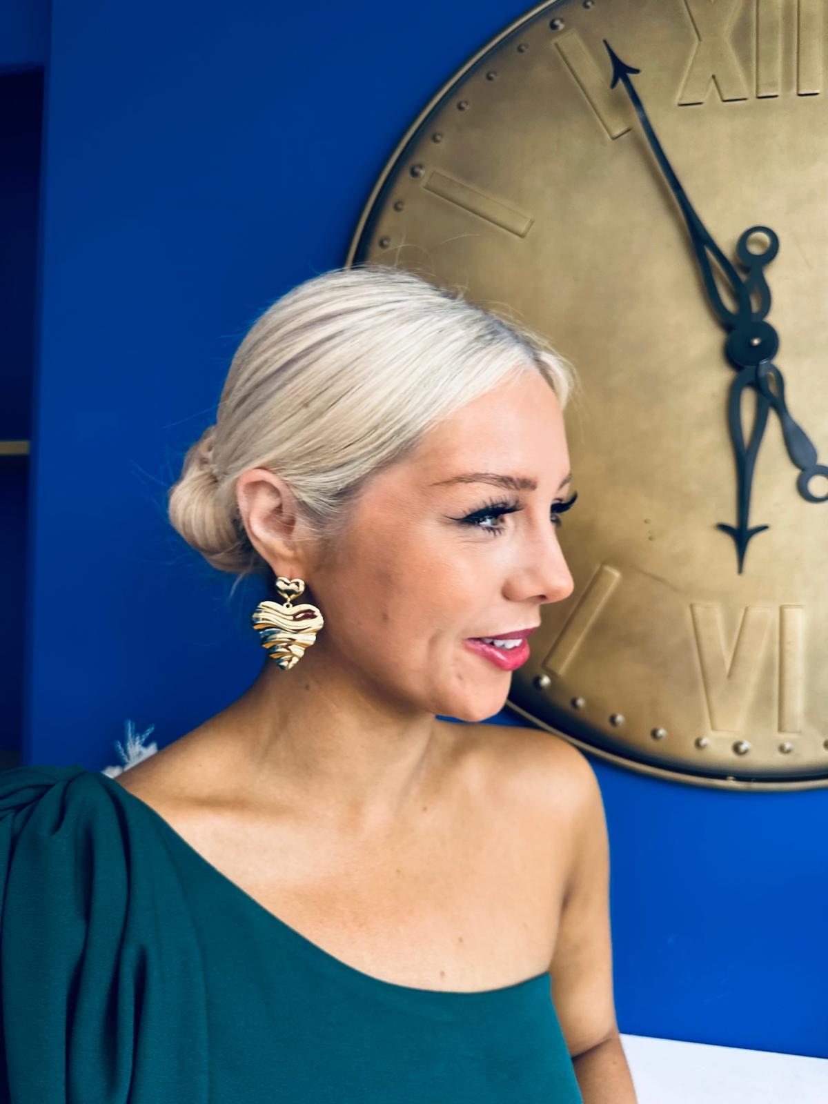Croi Drop Earrings Gold