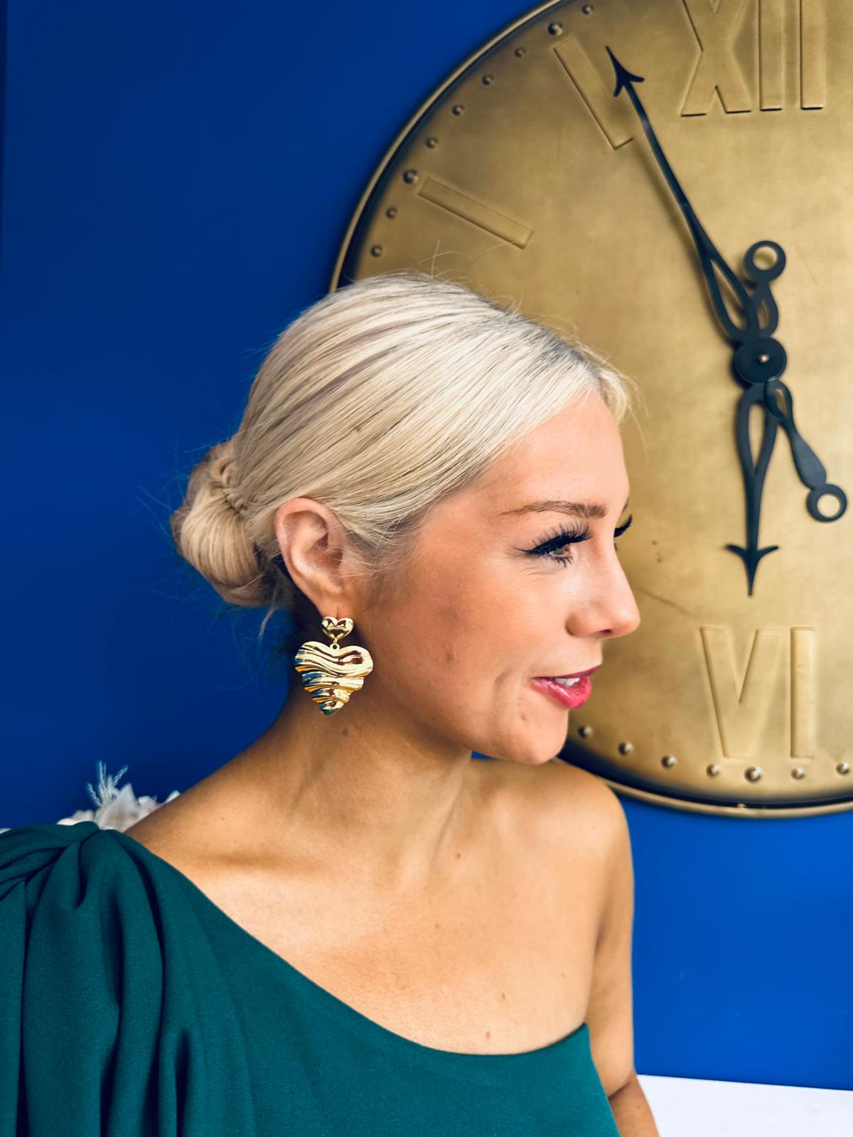 Croi Drop Earrings Gold