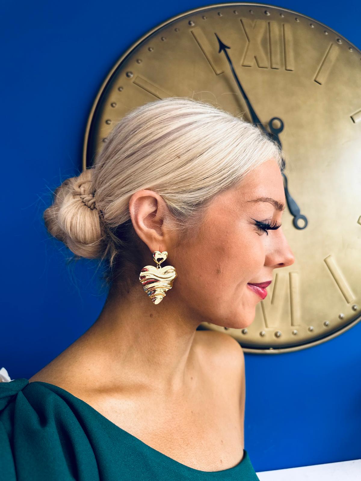 Croi Drop Earrings Gold
