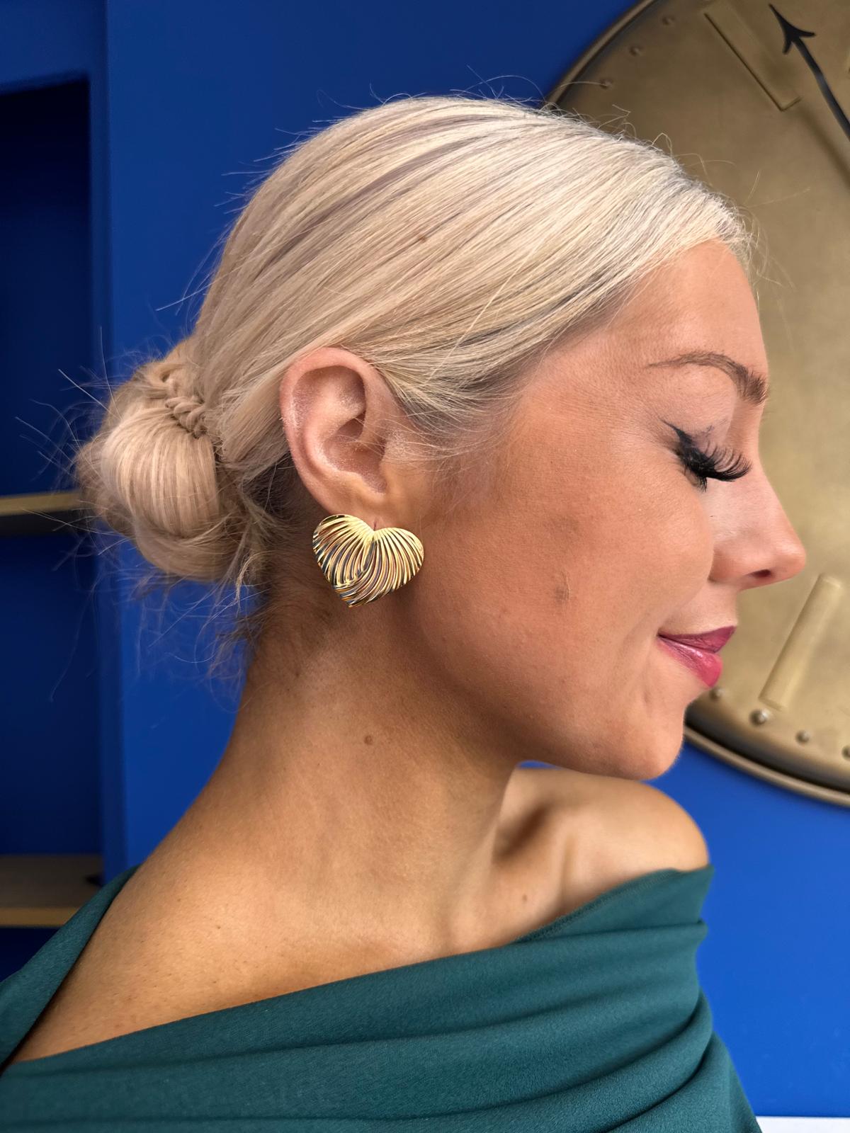 London Stud Earrings Gold