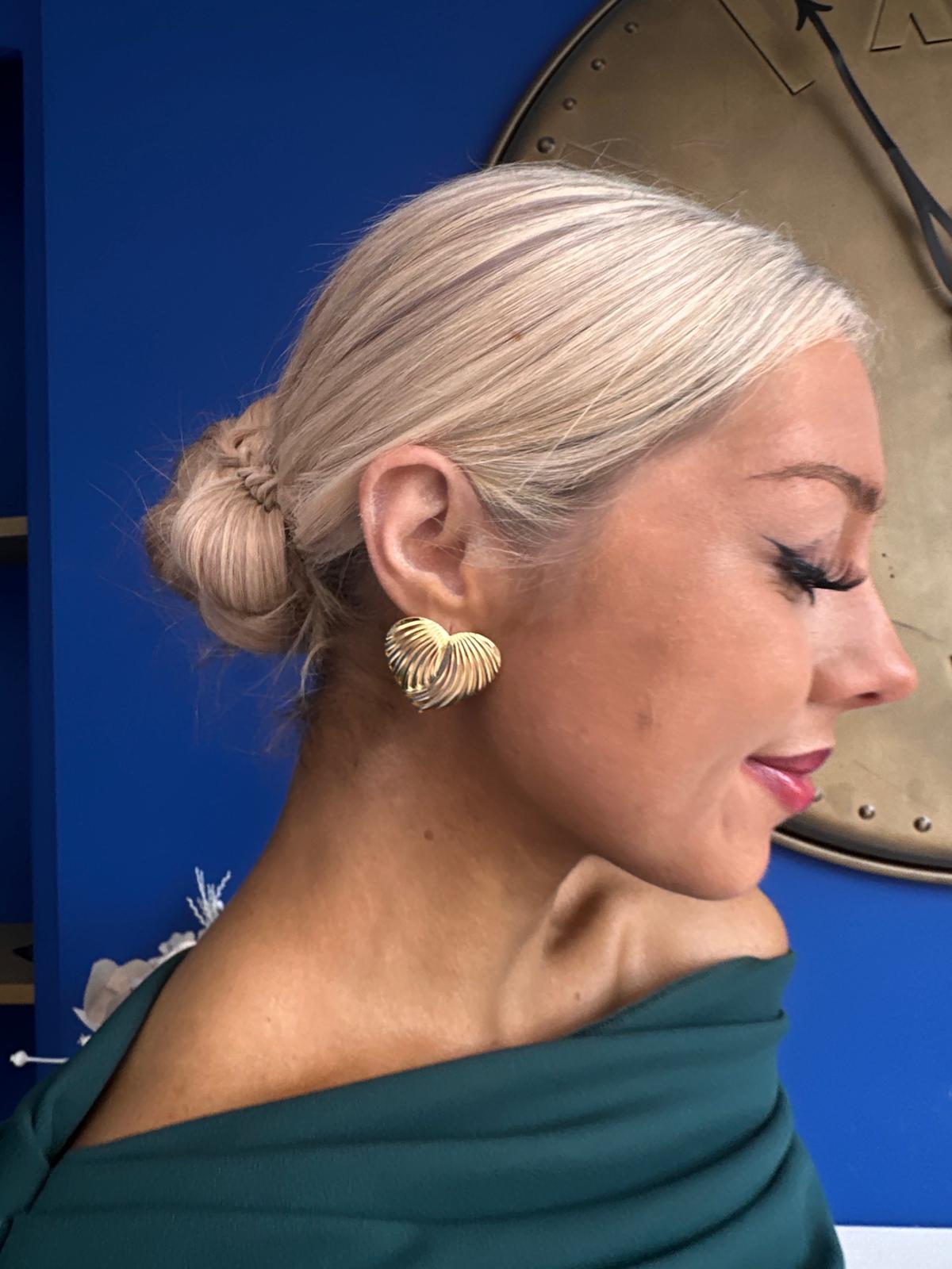 London Stud Earrings Gold
