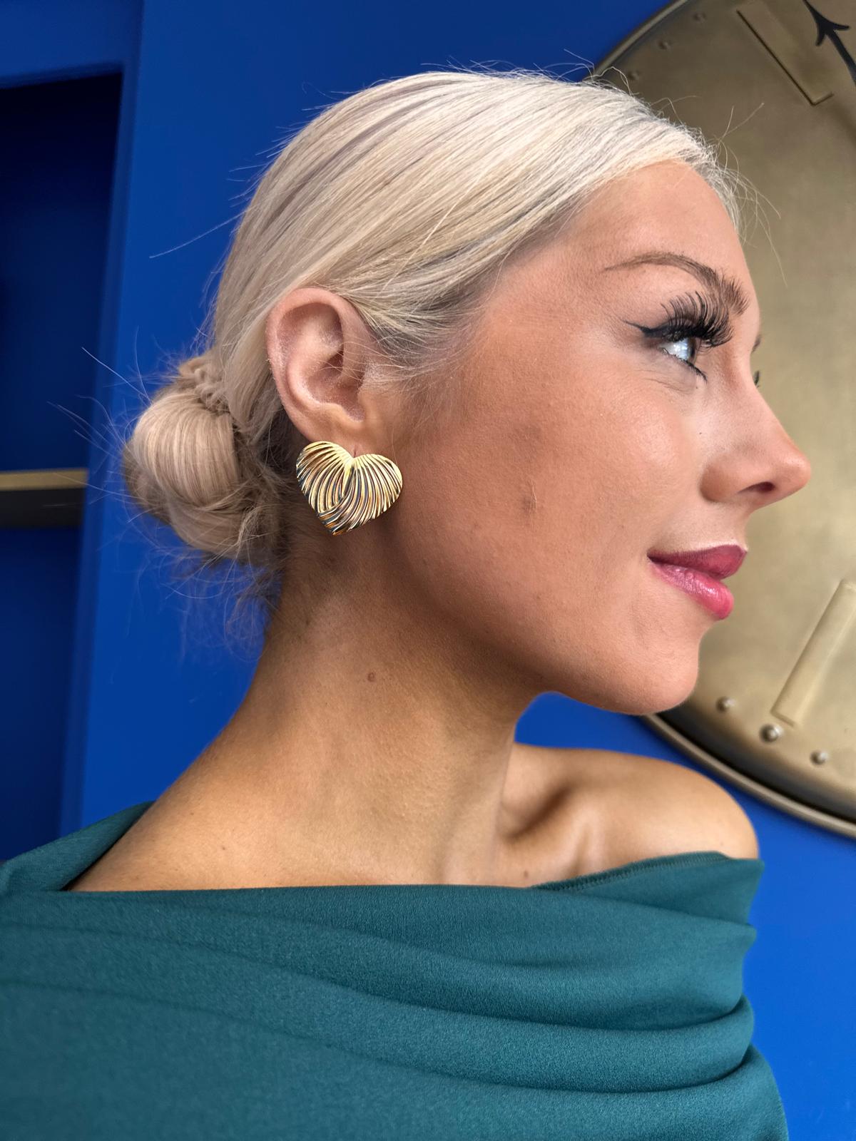 London Stud Earrings Gold