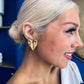 Rome Stud Earrings Gold