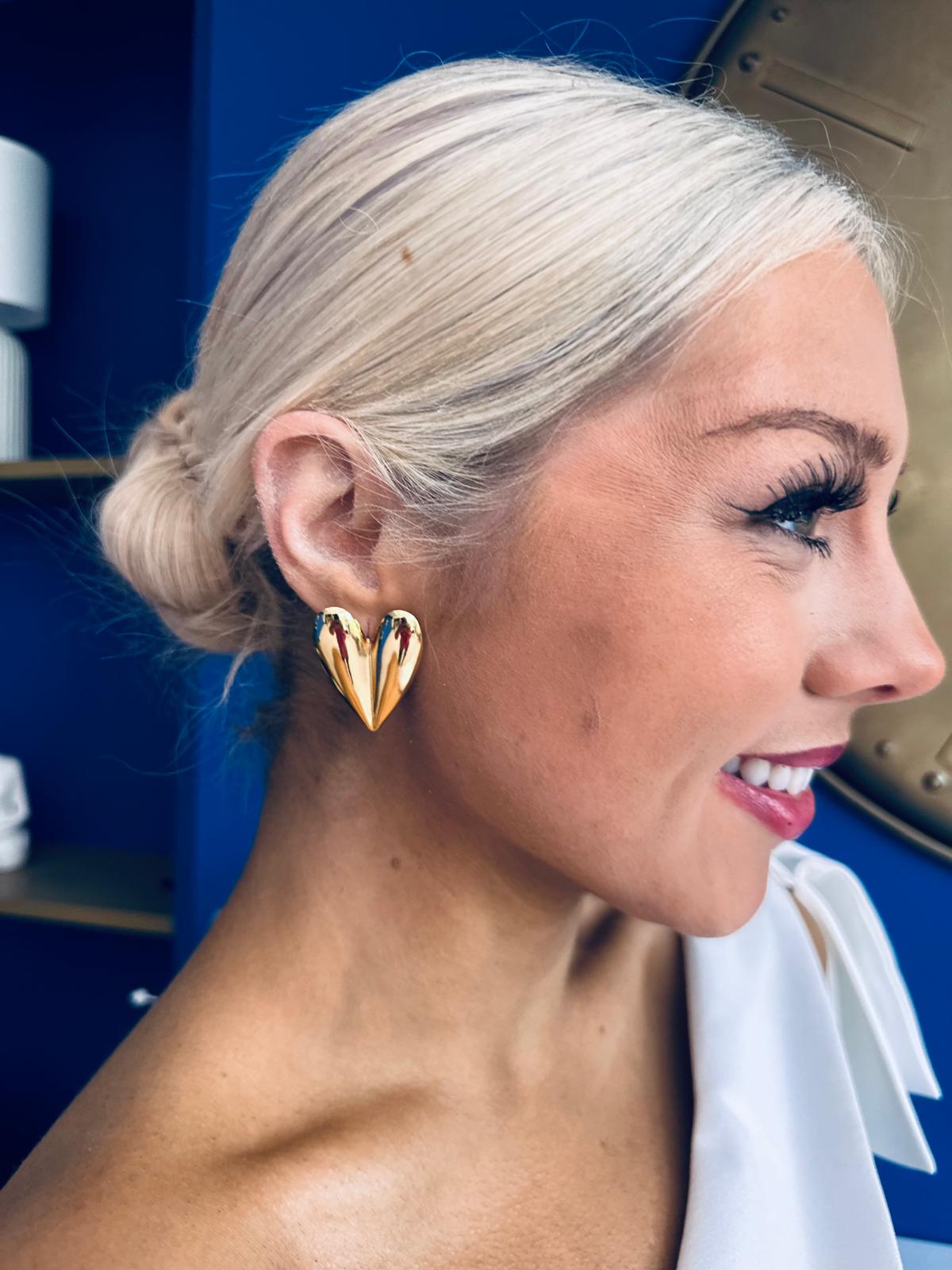 Rome Stud Earrings Gold