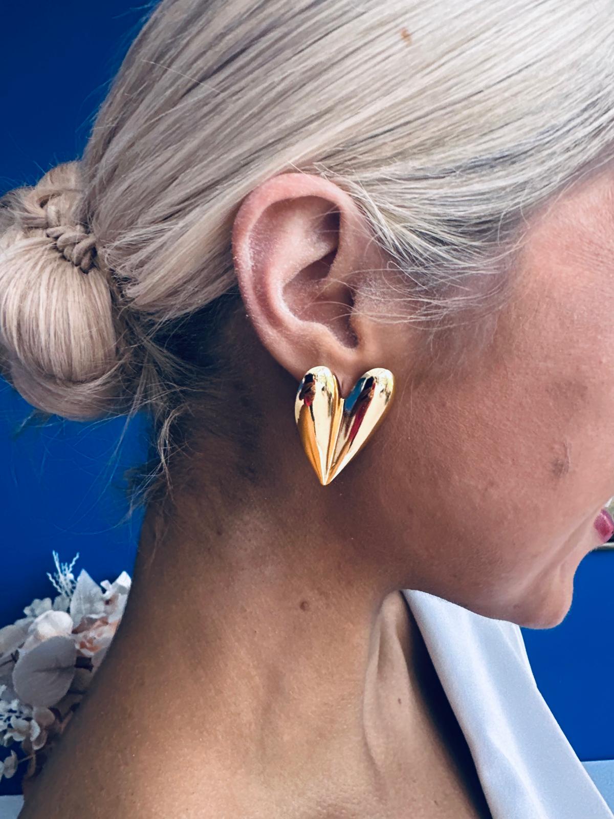 Rome Stud Earrings Gold