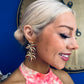 Moya Drop Earrings Gold