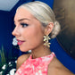Moya Drop Earrings Gold