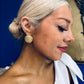Ava Stud Earrings Gold