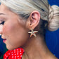 Elsie Stud Earrings Gold
