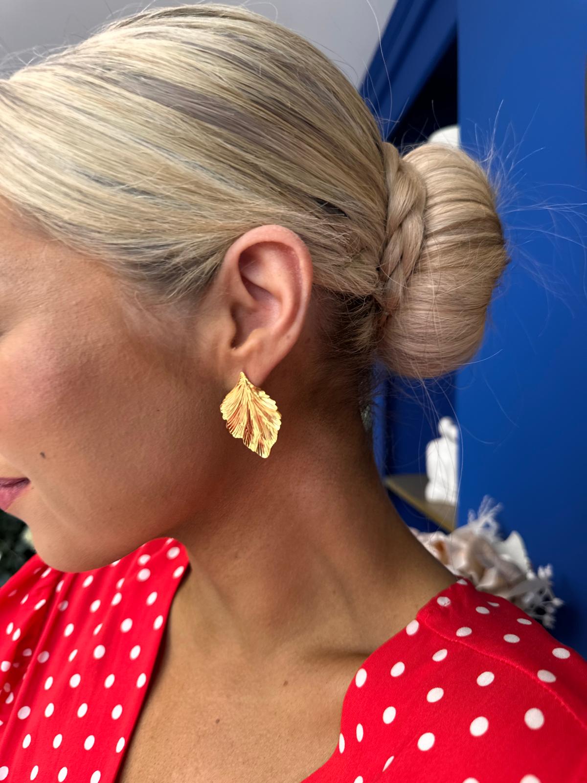 Megan Stud Earrings Gold