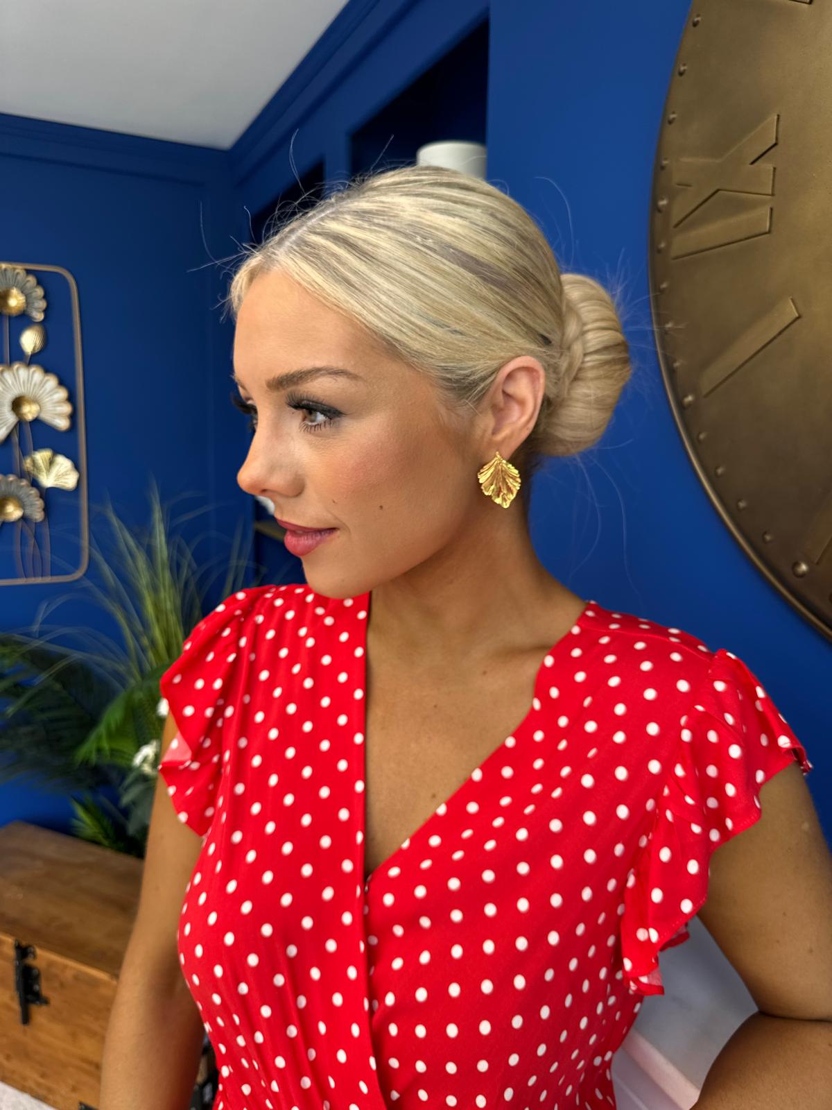 Megan Stud Earrings Gold