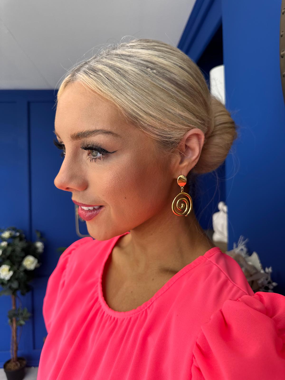 Michelle Drop Earrings Gold