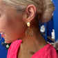 Michelle Drop Earrings Gold