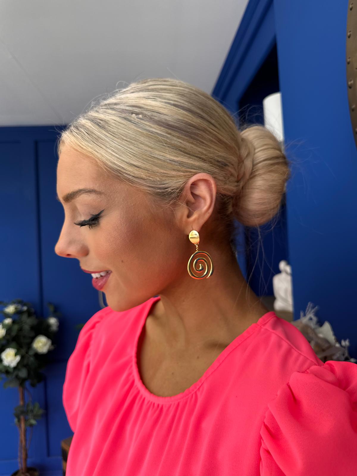 Michelle Drop Earrings Gold