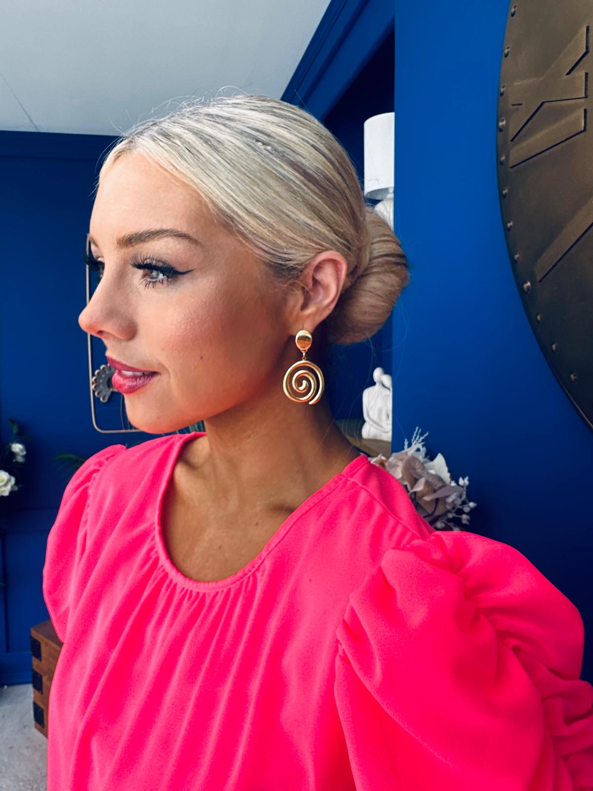 Michelle Drop Earrings Gold