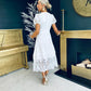Zoey Crochet Maxi Dress White
