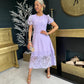 Zoey Crochet Maxi Dress Lilac