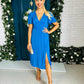 Anette Midi Dress Blue