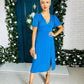 Anette Midi Dress Blue