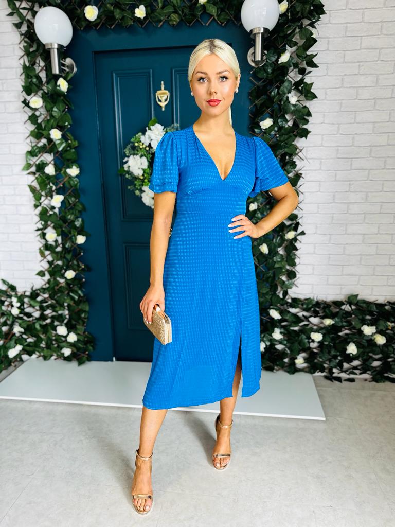 Anette Midi Dress Blue