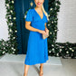 Anette Midi Dress Blue
