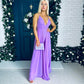 Lyndell Cape Jumpsuit Lilac