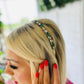 Zibi Embellished Hairband Emerald