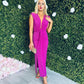 Freah Plunge Dress Orchid