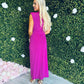 Freah Plunge Dress Orchid