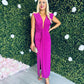 Freah Plunge Dress Orchid
