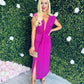 Freah Plunge Dress Orchid