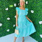 Tiff Maxi Dress Aqua