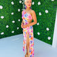 Bri Midi Dress Floral Rose