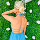 Opal Backless Maxi Dress Blue