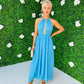 Opal Backless Maxi Dress Blue