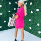 Bobbi Mini Dress Fuchsia