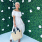Rita Crochet Maxi Dress Ivory