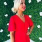 Ash Midaxi Dress Rouge