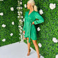 Sloane Wrap Mini Dress Green
