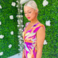 Grace Detailed Maxi Dress Magenta