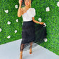 Jill Tulle Skirt Black