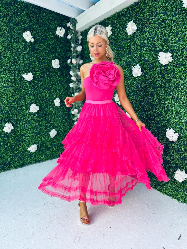 Dee Tulle Skirt Pink