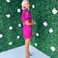 Mandy Crochet Mini Dress Orchid