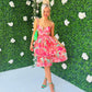 Baily Layered Dress Fuchsia