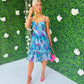 Baily Layered Dress Blue
