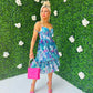 Baily Layered Dress Blue